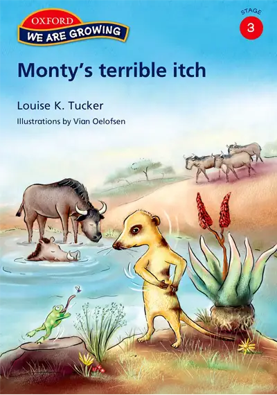 Book cover for Monty's terrible itch by Louise Tucker